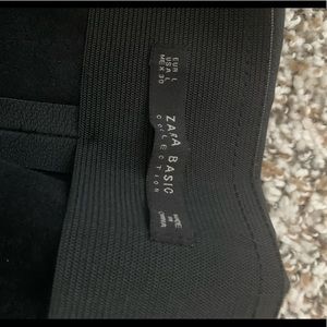 Zara faux leather leggings large